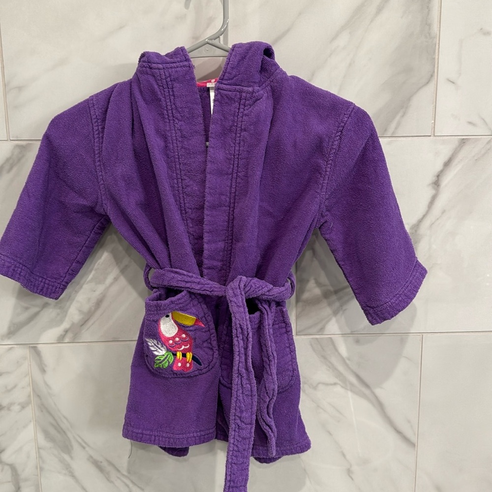Cute Long Sleeves Cover Up Towel for Toddlers, Swim Cover Up